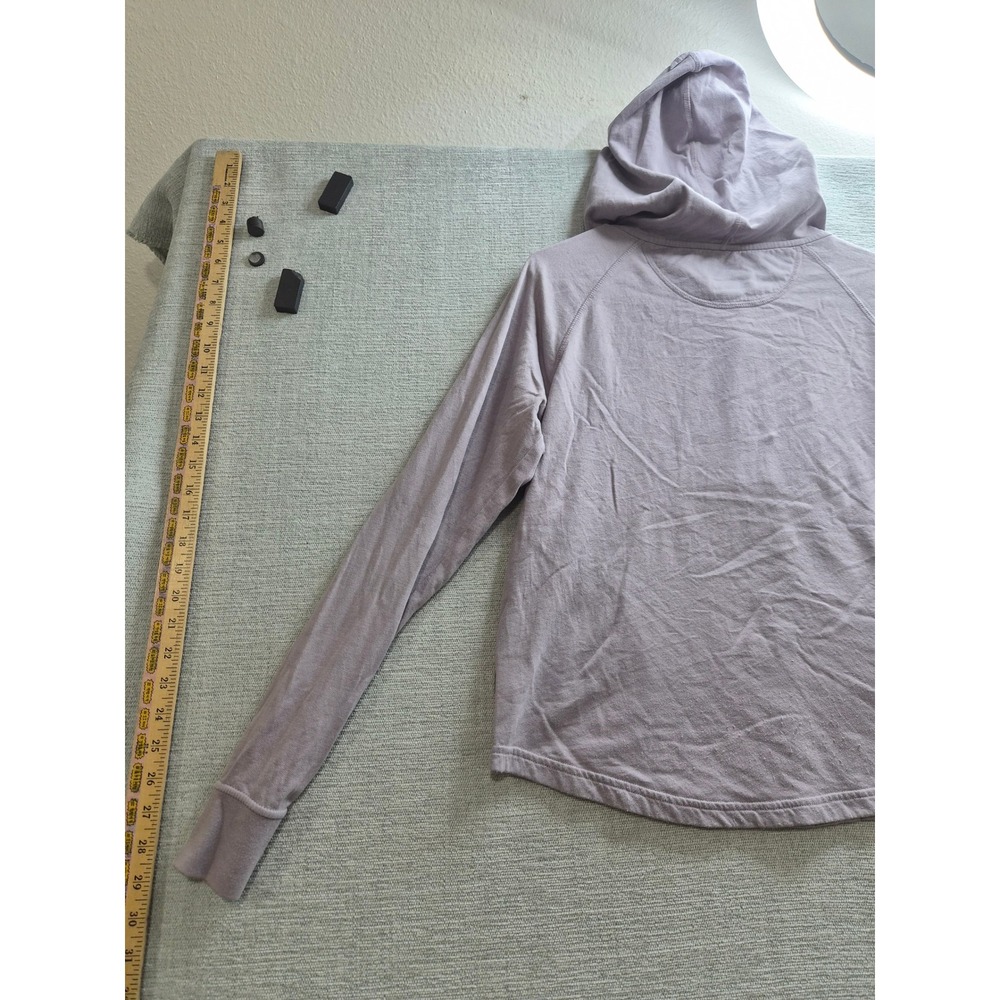 Patagonia Worn Wear Ahnya Pullover Hoodie Women Medium Light Purple Fleece Lined - Picture 8 of 11